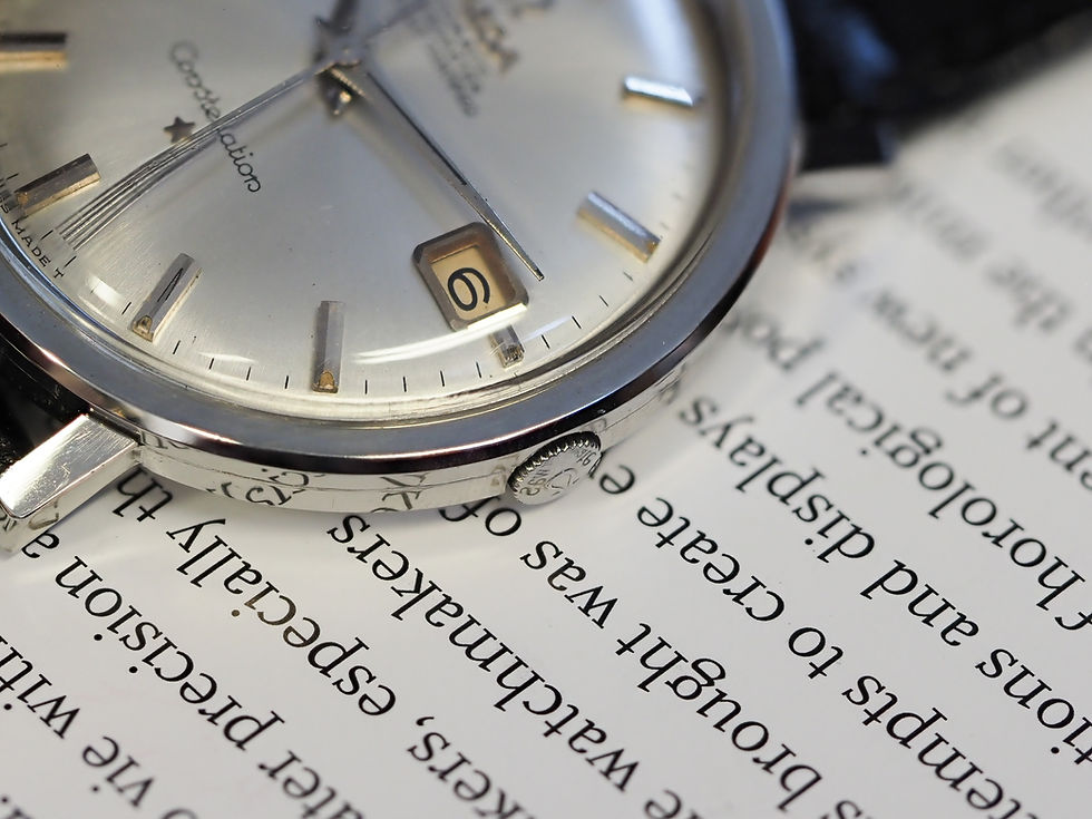 Miniature : Omega Constellation Silver Dial Hidden Crown 168.004 35.5mm