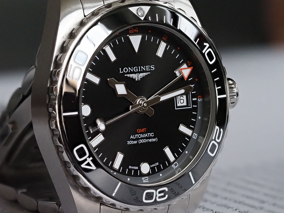 Miniature : Longines HydroConquest GMT L3.790.4 41mm Black Dial Box Papers 2025