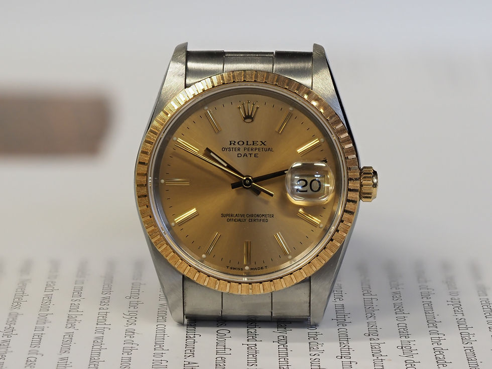 Miniature : Rolex Oyster Perpetual Date 15223 34mm Coca-Cola Unpolished 1988