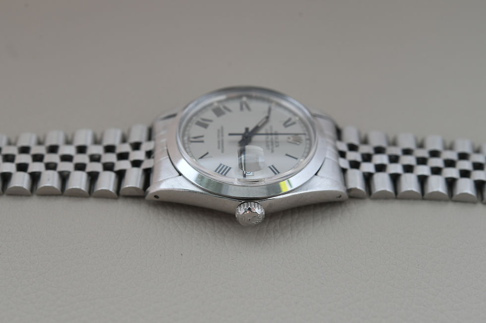 Thumbnail: Rolex Datejust 16000 Buckley Light Gray Dial on Jubilee 1984