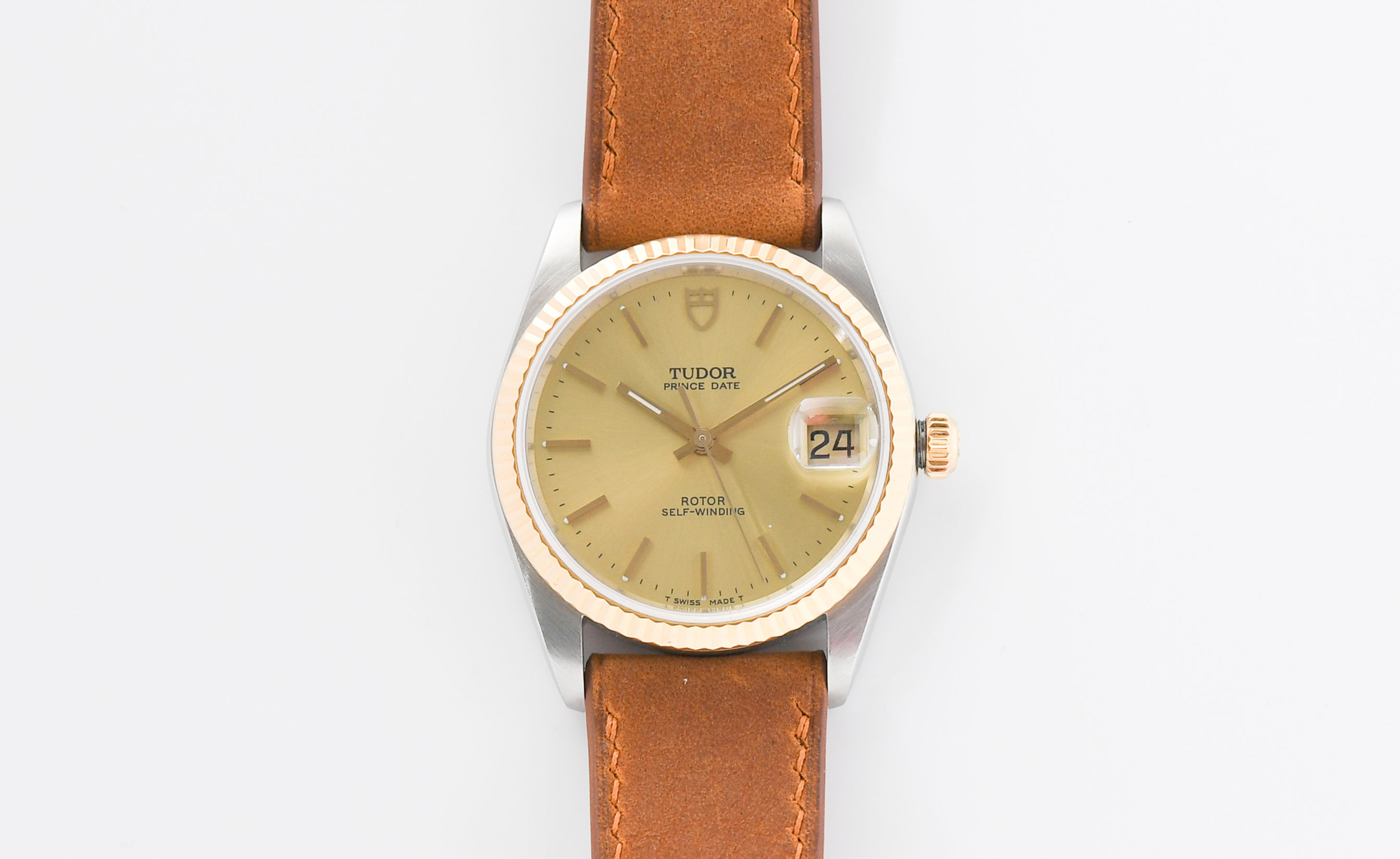 Tudor Prince Date 34mm 74033 Two Tone 1996