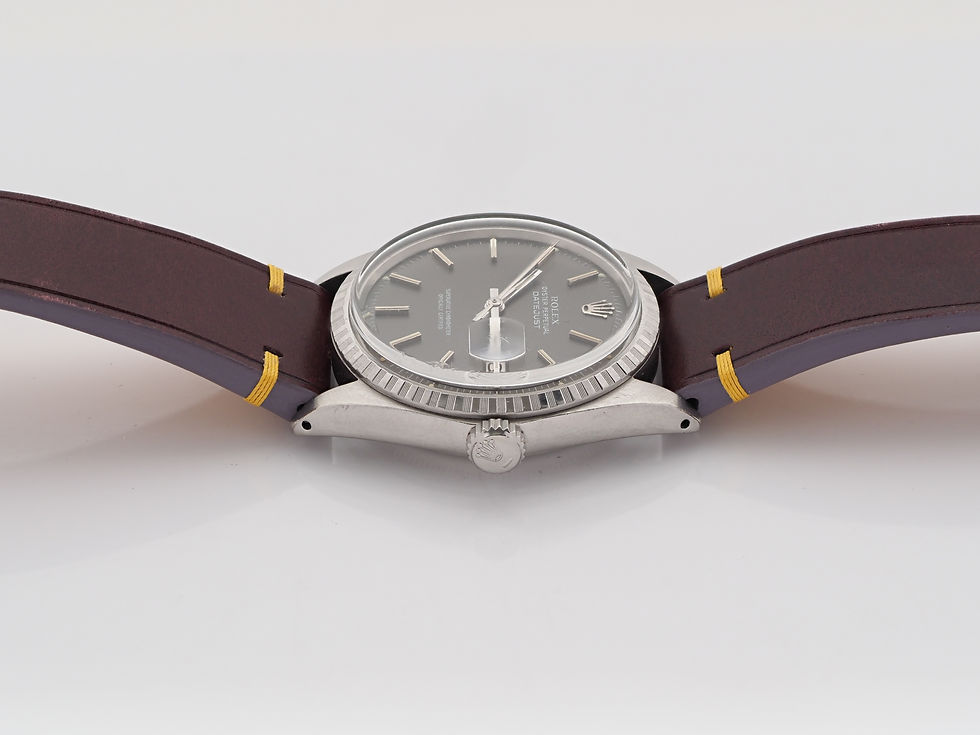 Miniature : Rolex Datejust 1603 Matte Paint Gray Dial 1970