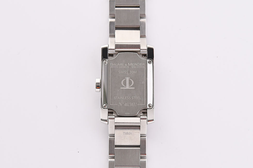 Thumbnail: Baume Mercier Hampton 65516 Factory Diamonds