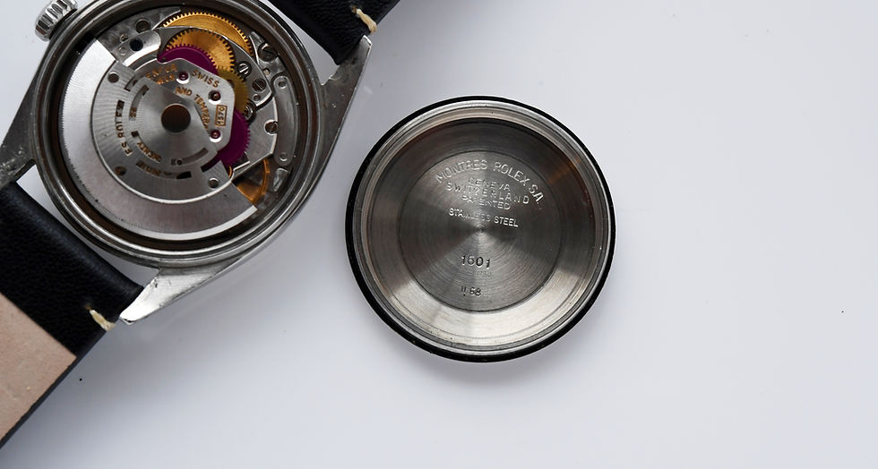Miniature : Rolex Datejust Piepan Silver Dial 1601 1968 Unpolished