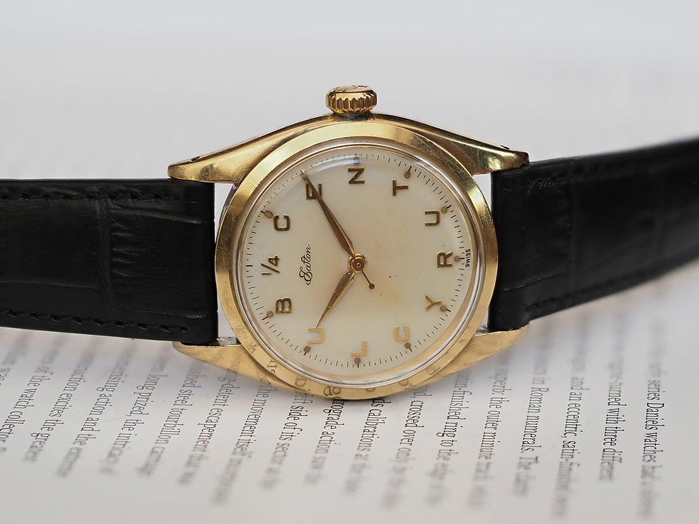 Thumbnail: Rolex Oyster 14k Gold 6422 1956 Eaton Quarter Century Club