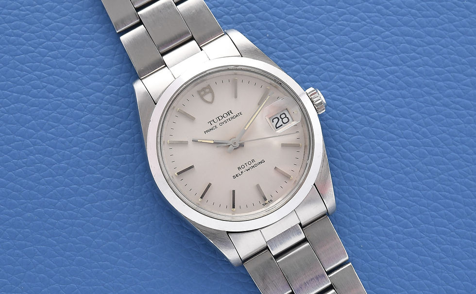 Thumbnail: Tudor Prince Oysterdate 74000 with Papers and Hangtag from 1988