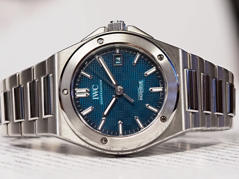 Thumbnail: IWC Ingenieur IW328903 40mm Aqua Dial New Clasp Box Papers 2024