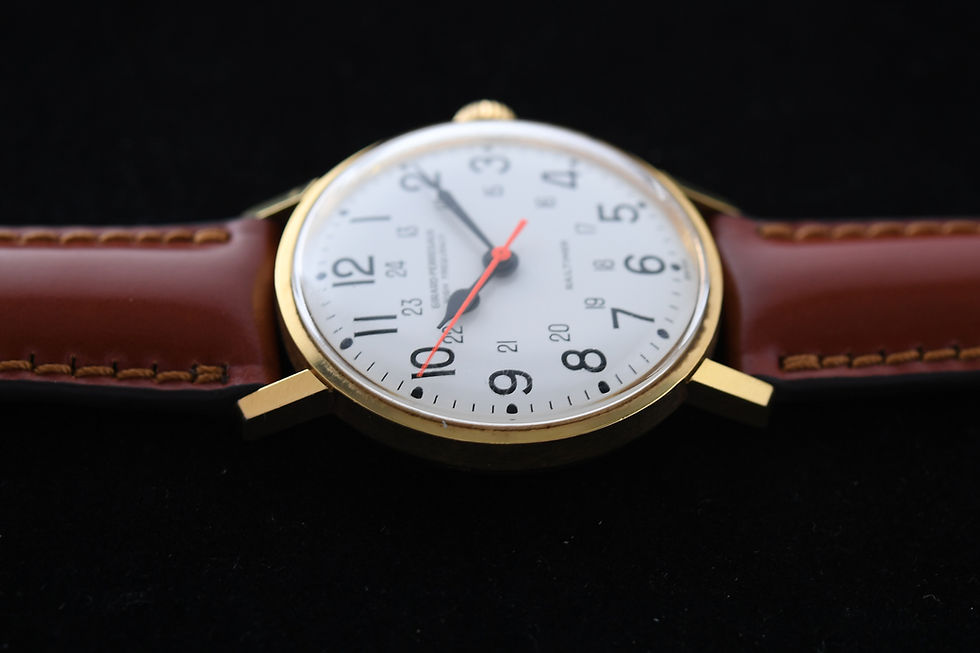Thumbnail: Girard Perregaux Railtimer Gold Plated 34mm Impeccable