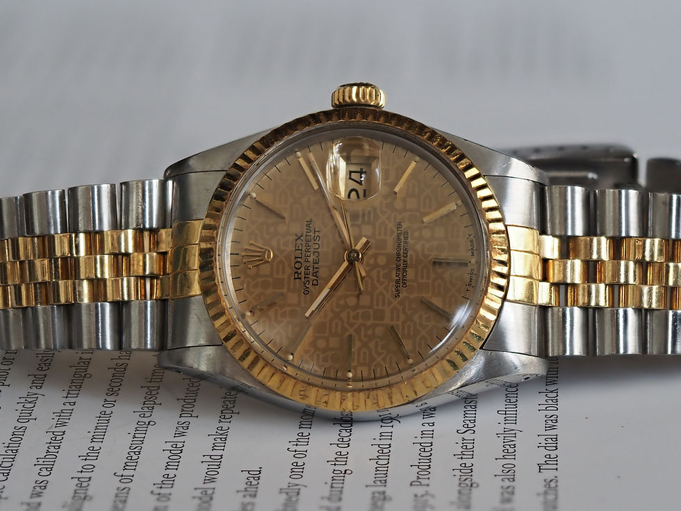 Miniature : Rolex Datejust 16013 36mm Rare Early Computer Dial 1987