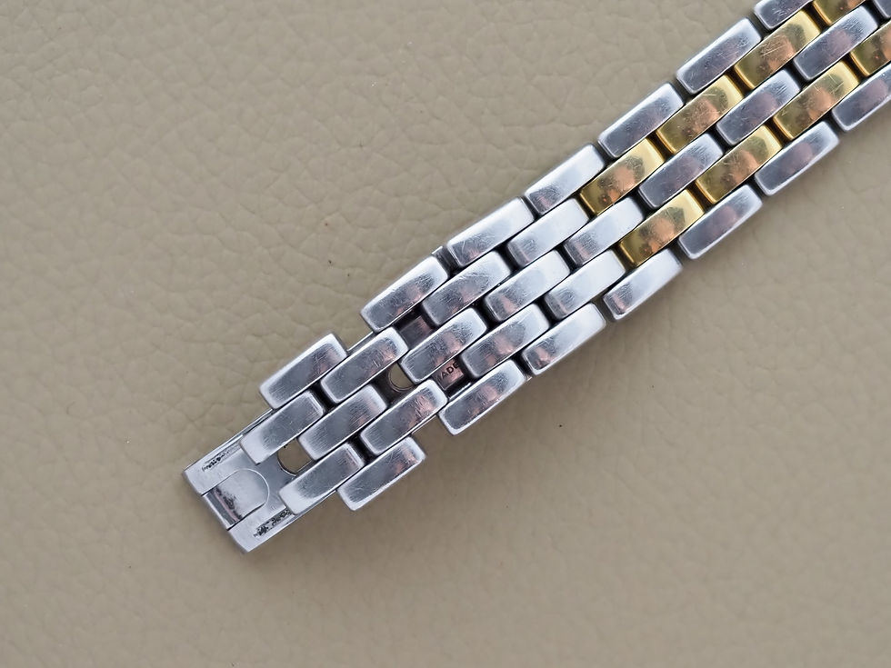 Miniature : Cartier Panthere 27mm 187949 Two Row Gold 8 Inches Papers 1992