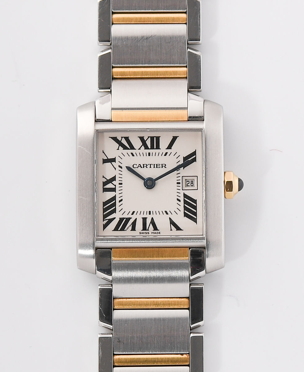Cartier Tank Francaise Medium 2465 Two Tone Unpolished