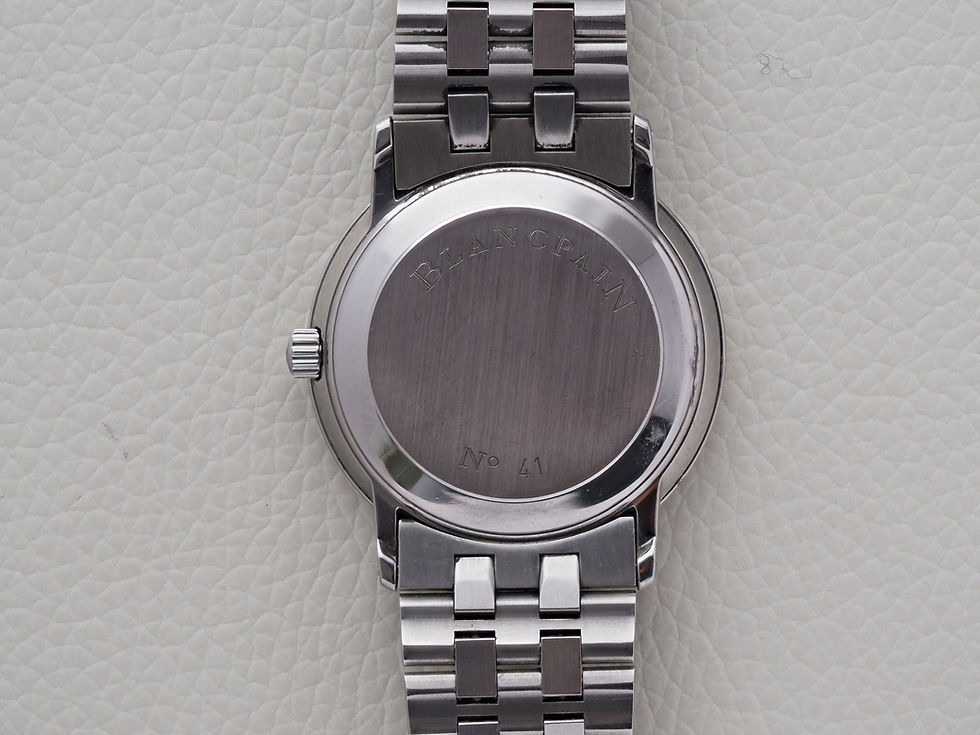 Miniature : Blancpain Villeret Ultraplate 0095-1127-10 34mm  White Dial 1990's