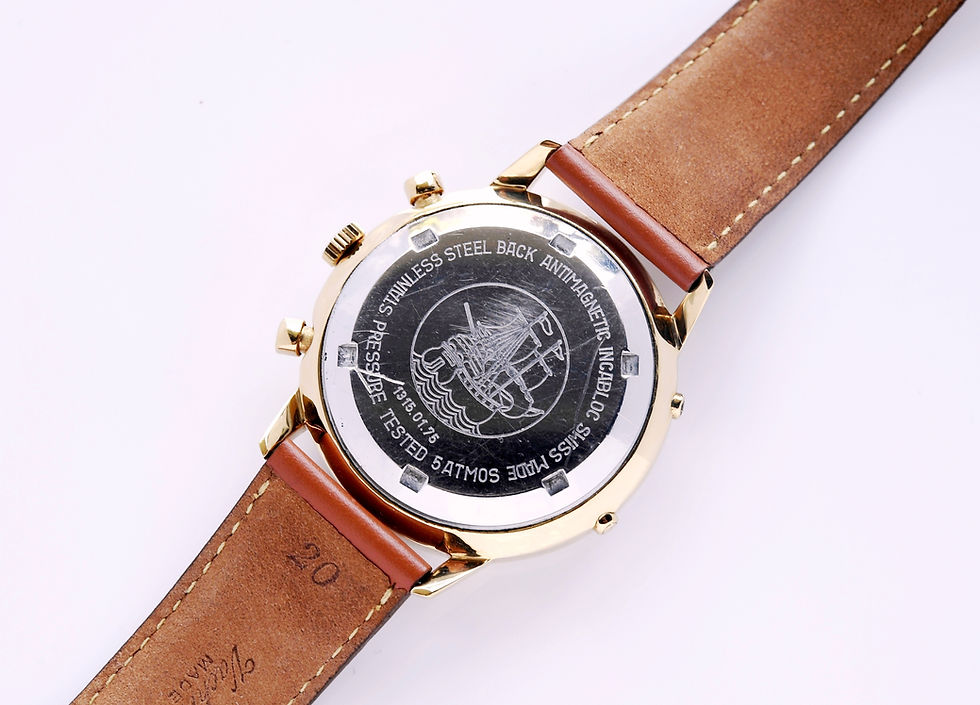 Thumbnail: Wakmann Triple Date Chronograph Valjoux 730