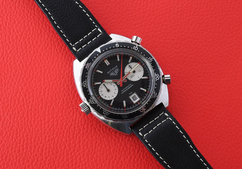 Thumbnail: Heuer Autavia Viceroy 1163V Cal 12 42mm
