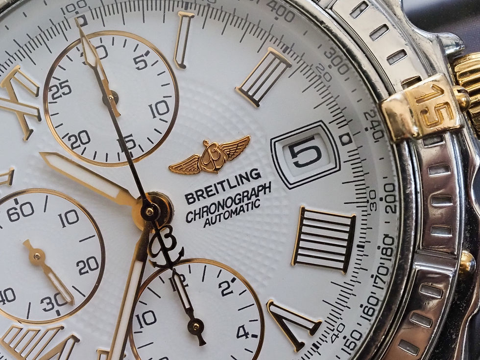 Miniature : Breitling Crosswind A13055 Two Tone On Bracelet 43mm With Box