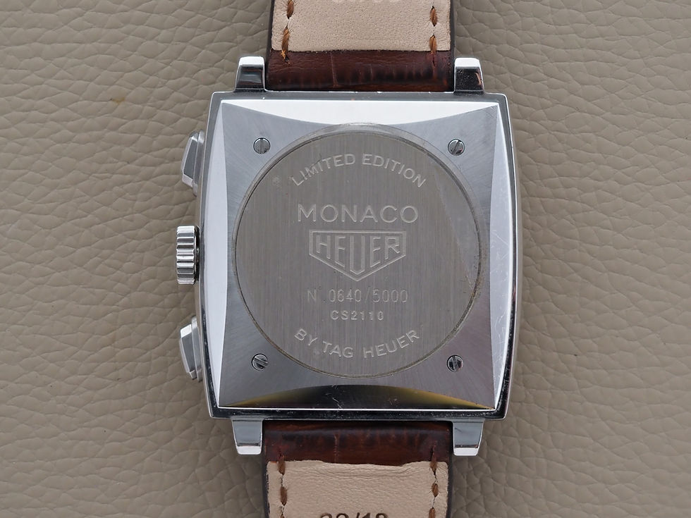 Miniature : TAG Heuer Monaco CS2110 Black Dial Limited Edition /5000