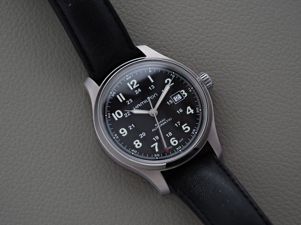 Thumbnail: Hamilton Khaki Field H705250 Automatic Titanium 42mm Box Manuals