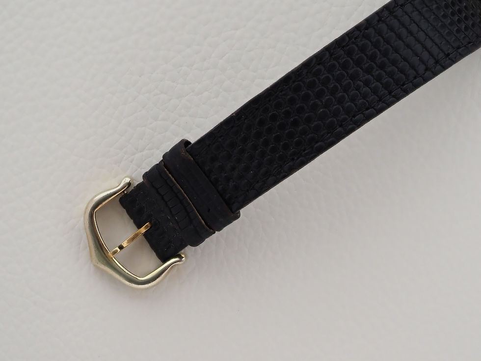Thumbnail: Cartier Must de Cartier Vendome Ronde Vermeil Black 30mm 1980's