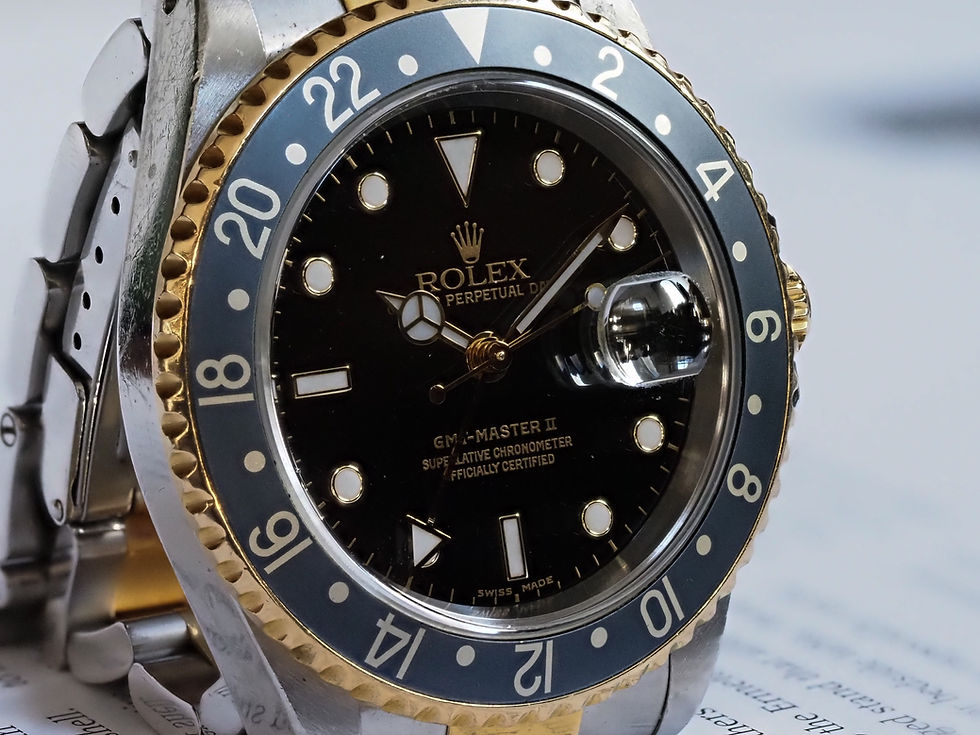 Miniature : Rolex GMT-Master II 16713 40mm Two Tone SEL 78793A Unpolished2001