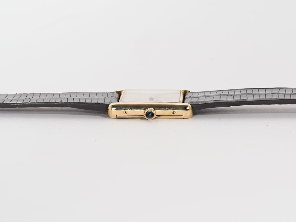 Thumbnail: Cartier Must Tank Trinity Dial Large 23.5mm Manual Wind