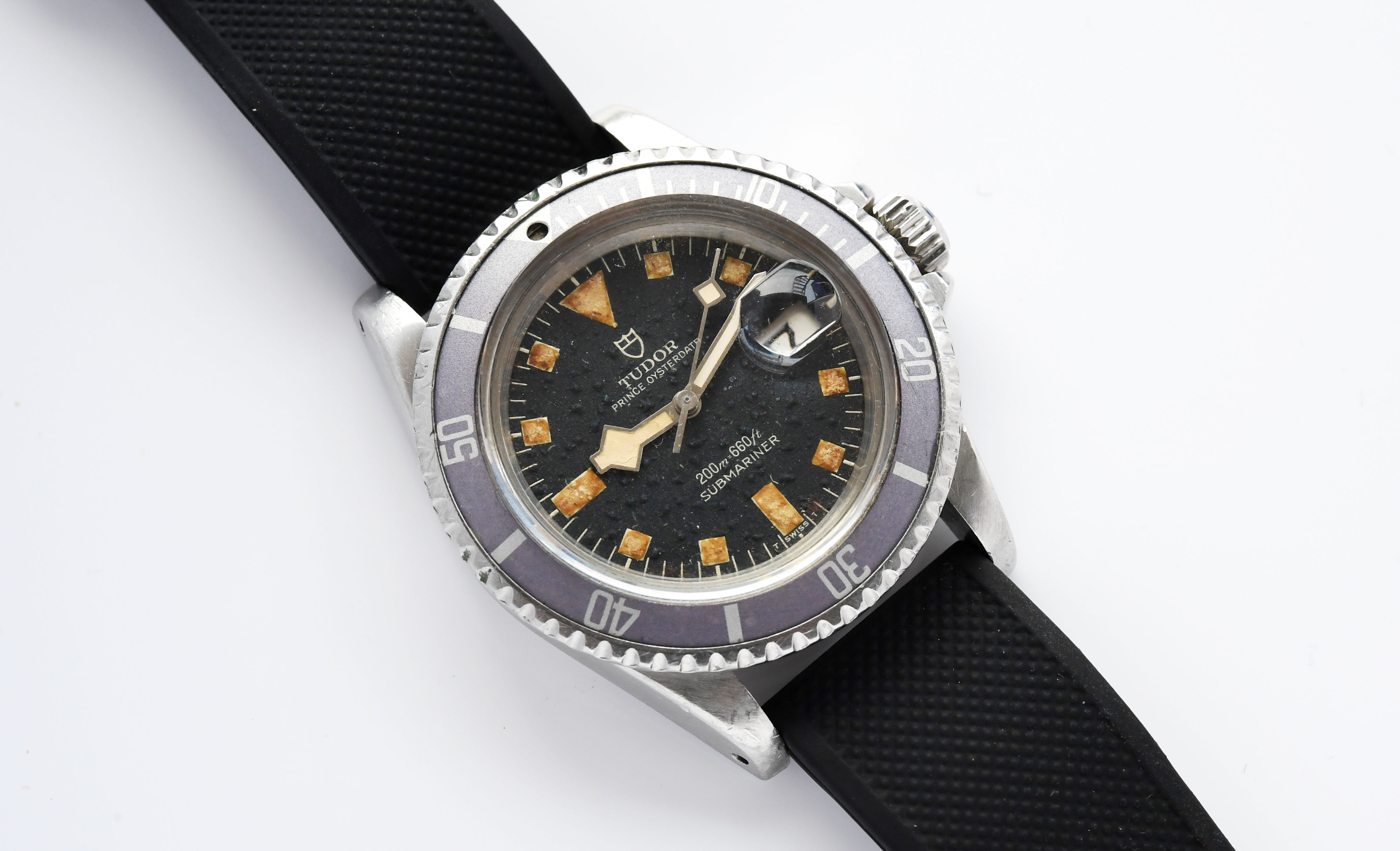 Tudor Submariner Snowflake 9411/0 Blue Dial 1976