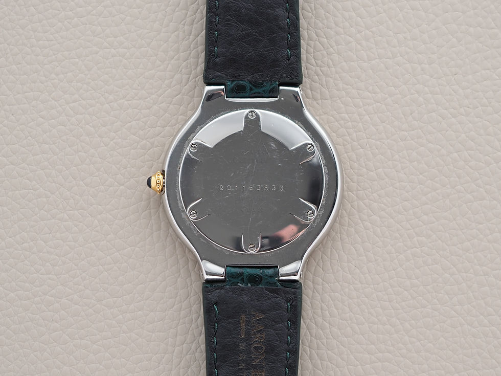 Thumbnail: Cartier Must 21 Watch 9011 Quartz Date Mens 35mm