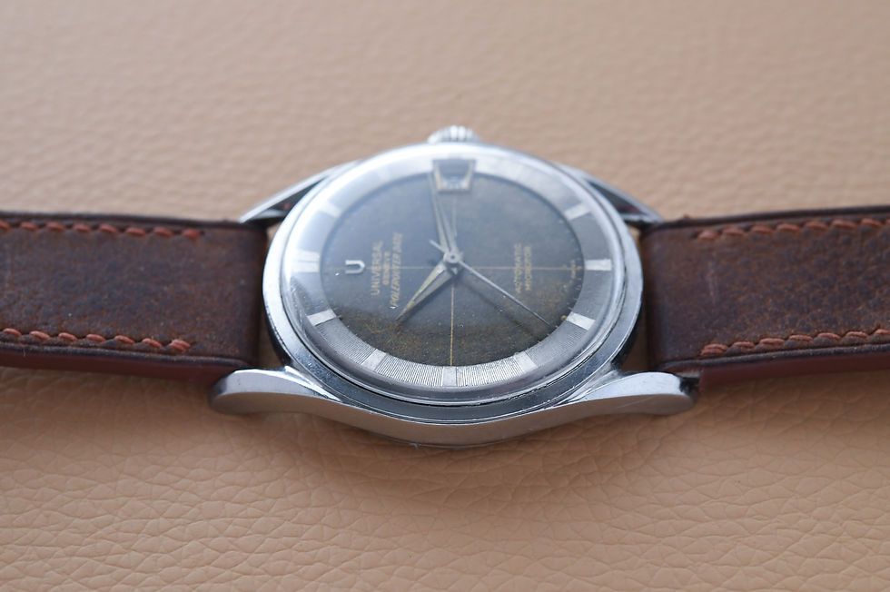 Thumbnail: Universal Geneve Polerouter Date Micro-Rotor Tropical Dial 34m