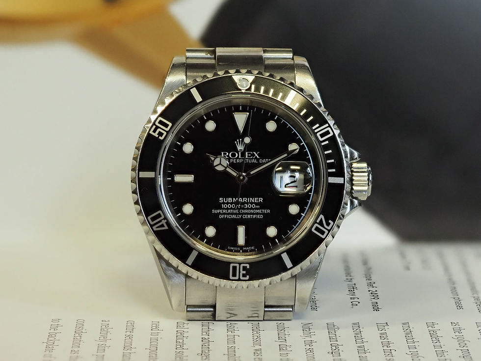Thumbnail: Rolex Submariner Date 40mm 16610 Box Papers 2005 Unpolished