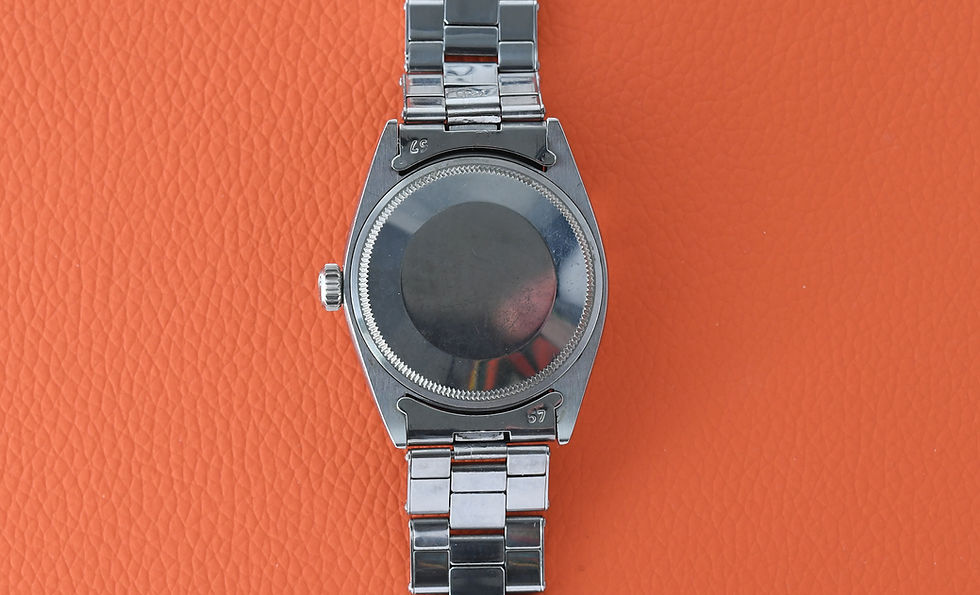 Thumbnail: Rolex Date 1501 34mm Silver Dial with 7205 Riveted Bracelet 1966