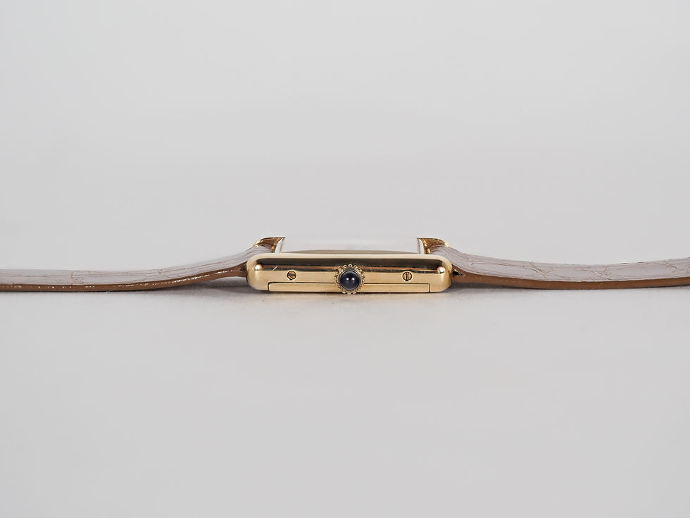 Miniature : Must de Cartier Vermeil Tank Trinity 23.5mm Manual Wind