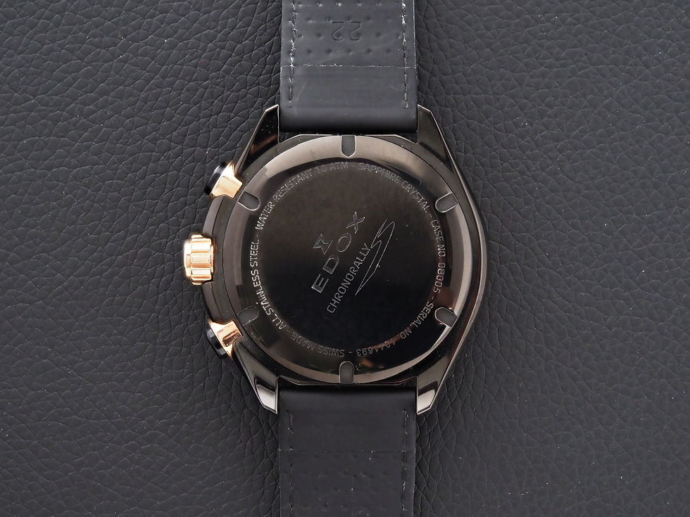 Thumbnail: Edox Chronorally S Chronograph 45mm Automatic Box Papers