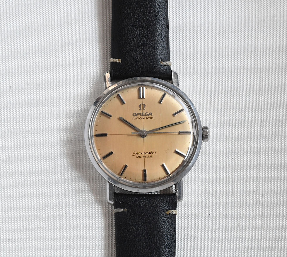 Omega Seamaster DeVille Crosshair Dial Copper Patina