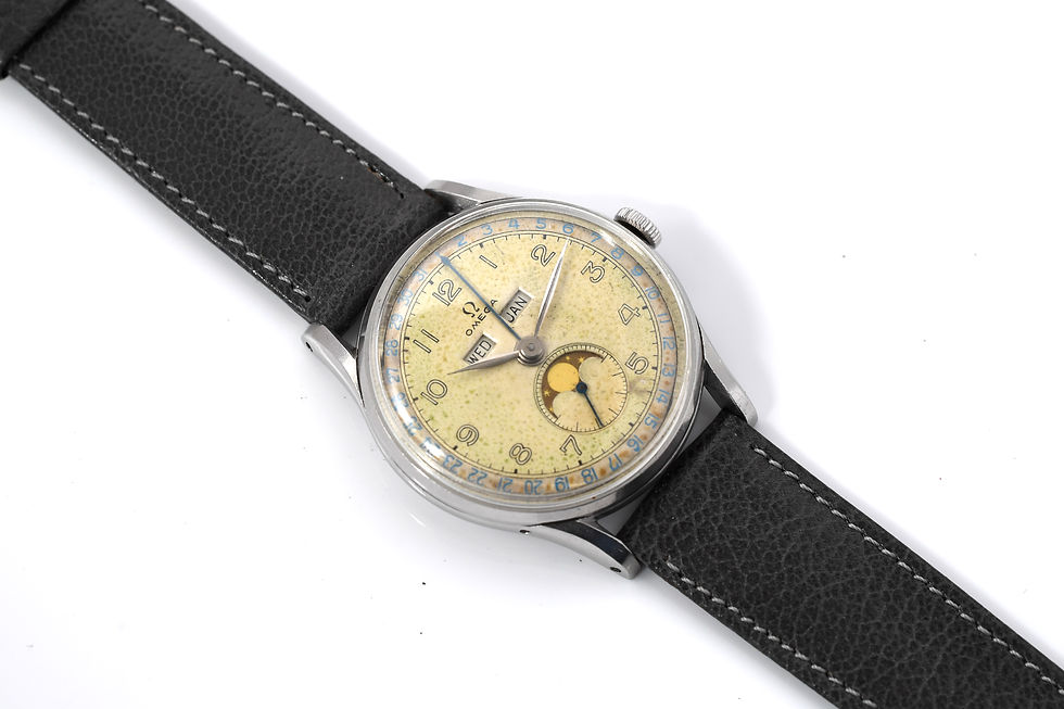 Thumbnail: Omega Triple Date Moon-Phase 2471/1 Front 2