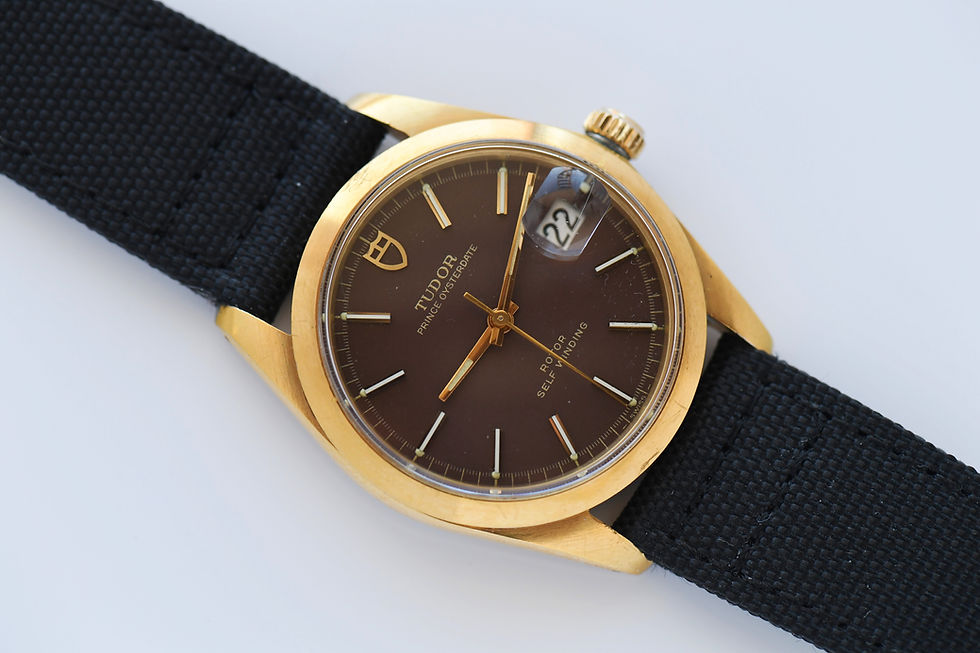 Tudor Oyster Prince Cadran Marron Réf 9050