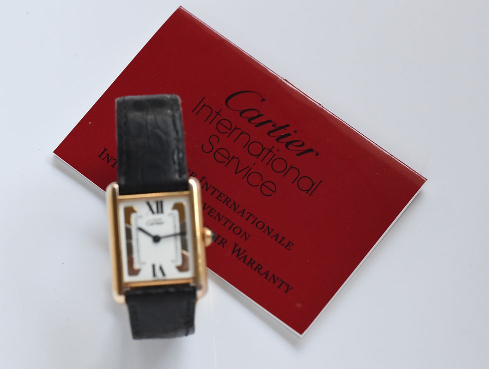 Thumbnail: Cartier Must Tank Vermeil 590005