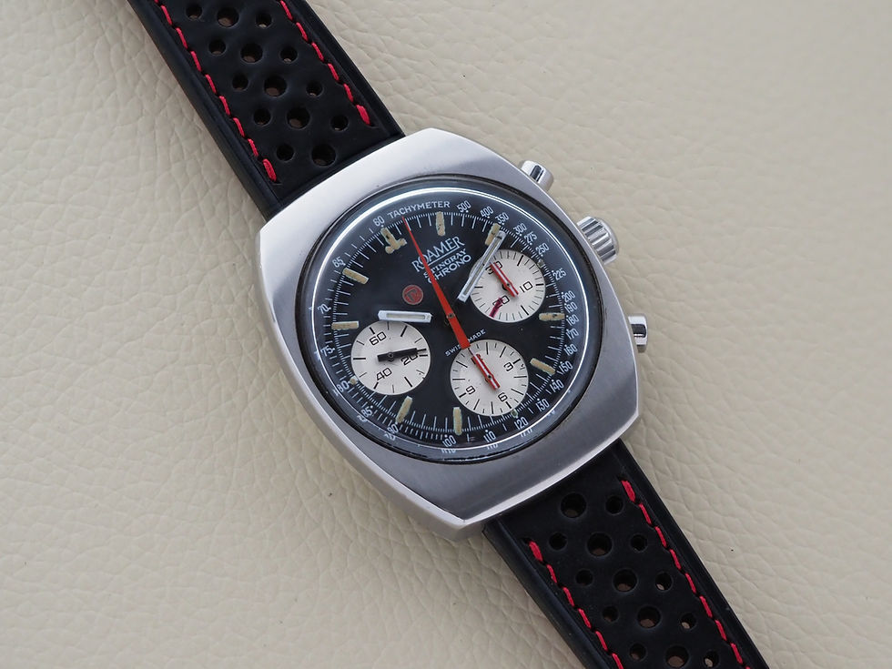 Thumbnail: Roamer Stingray Valjoux 72 Chronograph 37 x 43.5mm