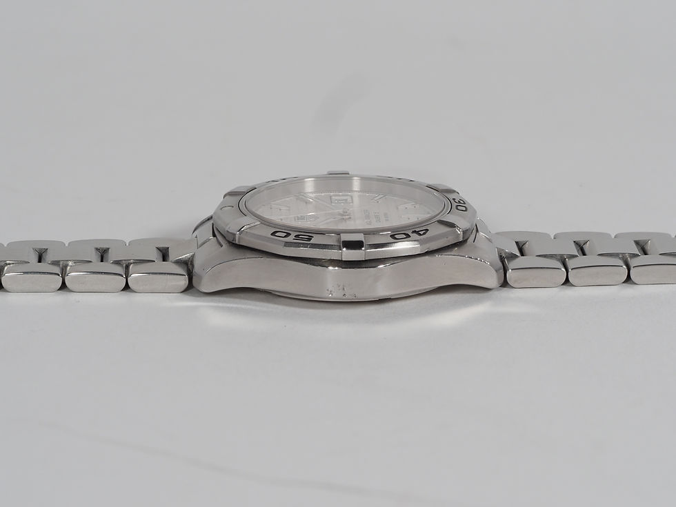 Miniature : TAG Heuer Aquaracer Calibre 5 WAP2011 White Dial 41mm