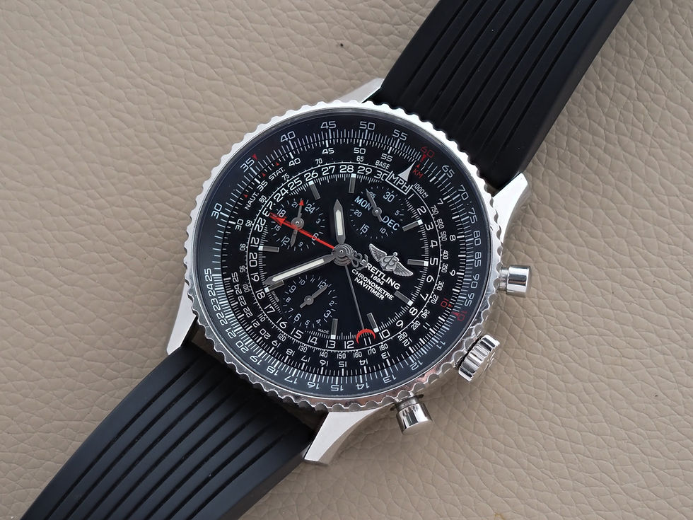 Miniature : Breitling Navitimer 1884 A21350 Black Dial 46mm Limited Box Papers 2016