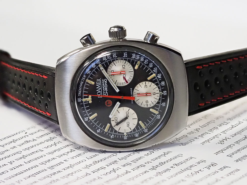 Miniature : Roamer Stingray Valjoux 72 Chronograph 37 x 43.5mm
