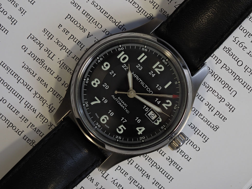 Thumbnail: Hamilton Khaki Field H705250 Automatic Titanium 42mm Box Manuals