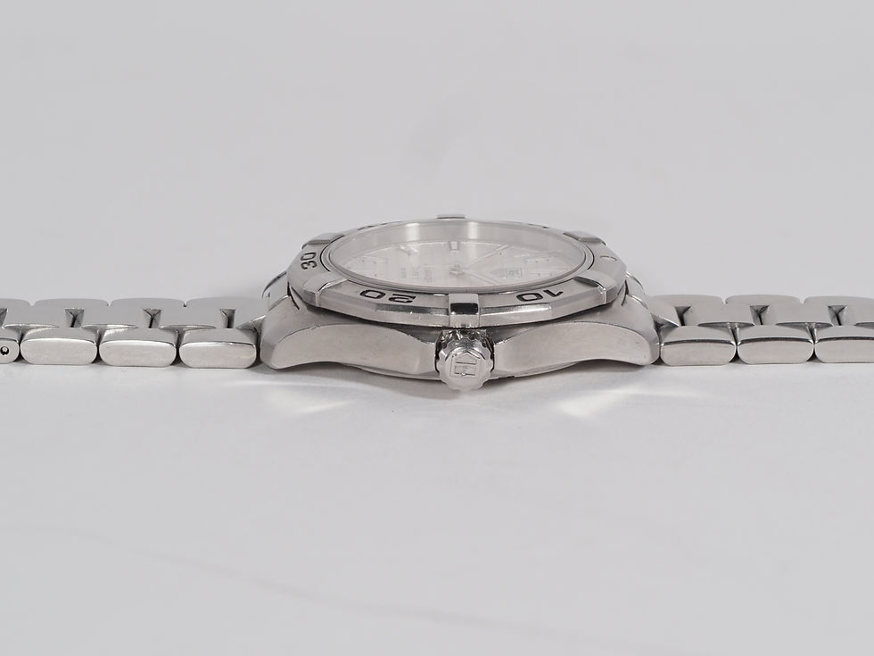 Miniature : TAG Heuer Aquaracer Calibre 5 WAP2011 White Dial 41mm