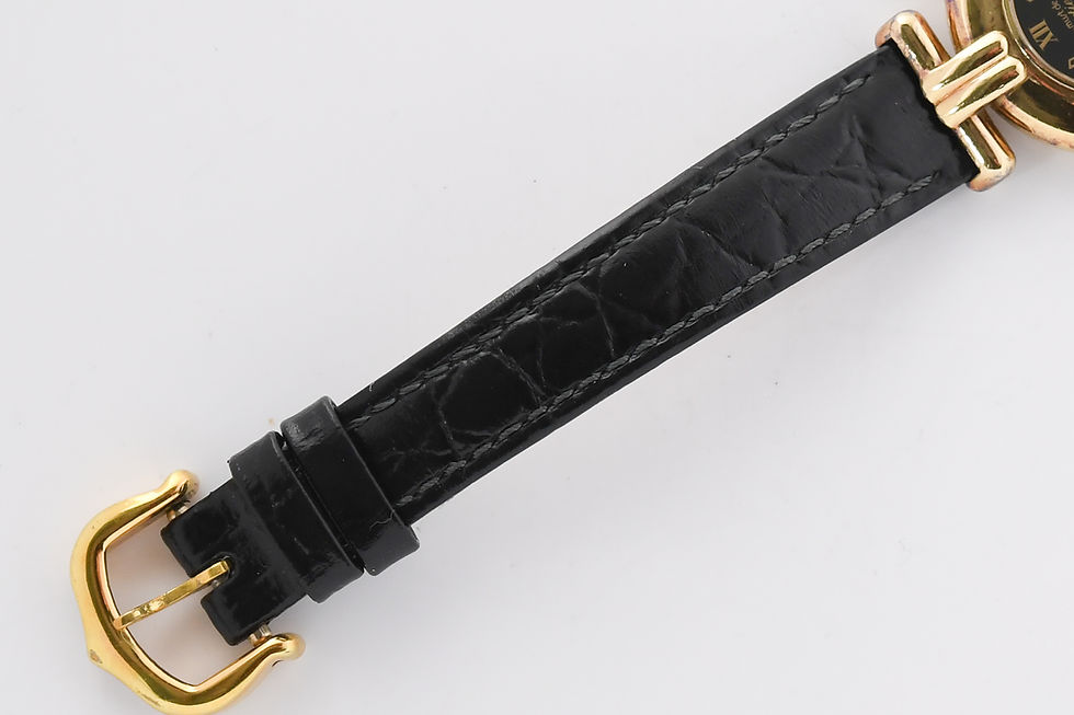 Miniature : Cartier Rivoli Vermeil Quartz Box Papers