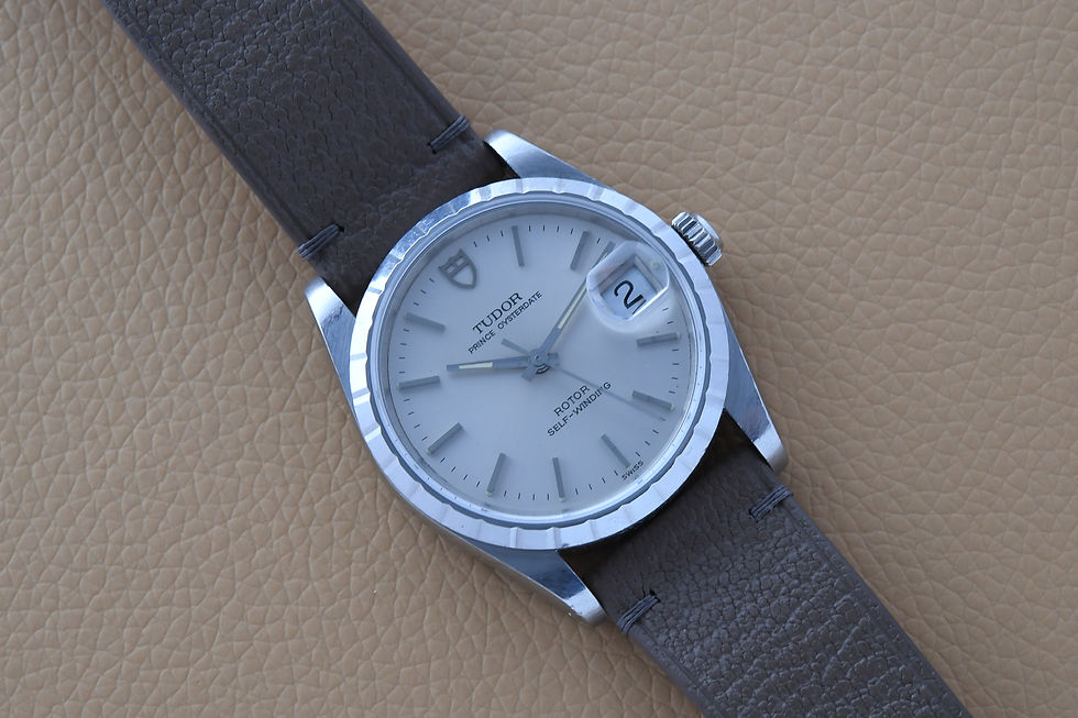 Thumbnail: Tudor Prince Oysterdate 74020 34mm Silver Dial 1988