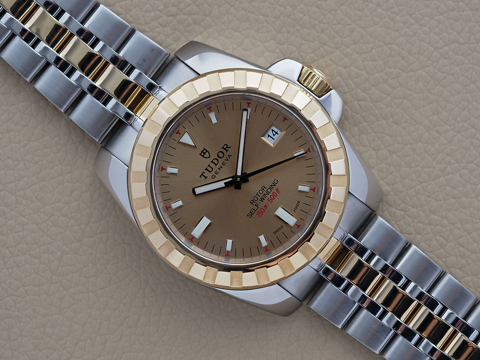 Thumbnail: Tudor Classic Date Two Tone 40mm  20013 Box Papers 2011