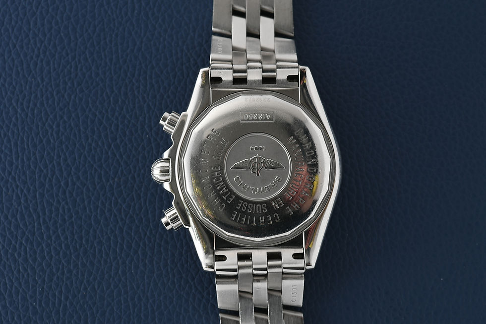 Miniature : Breitling Chronograph 13356 Factory MOP DIamond Dial and Bezel
