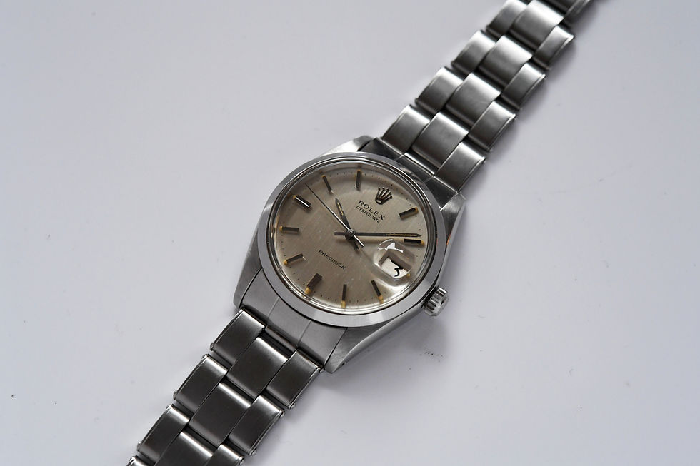 Thumbnail: Rolex Precision Stainless Steel 6694 Tritium 1971 Serviced