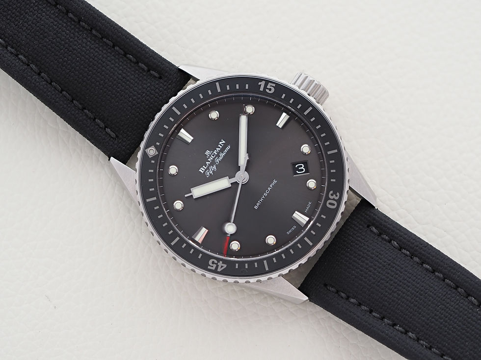 Thumbnail: Blancpain Fifty Fathoms Bathyscaphe 5000 1110 B52A Box Papers 2022