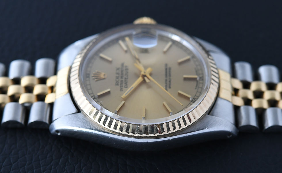Miniature : Rolex Datejust 16013 Two Tone Champagne Dial 1979