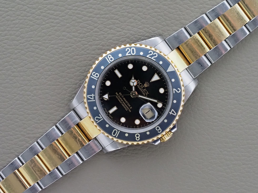 Miniature : Rolex GMT-Master II 16713 40mm Two Tone SEL 78793A Unpolished2001
