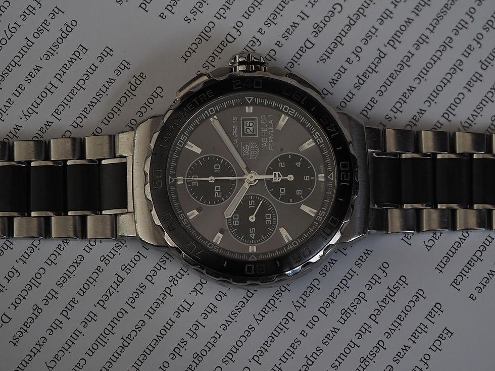 Thumbnail: TAG Heuer Formula 1 CAU2010 Grey and Black Dial 44mm